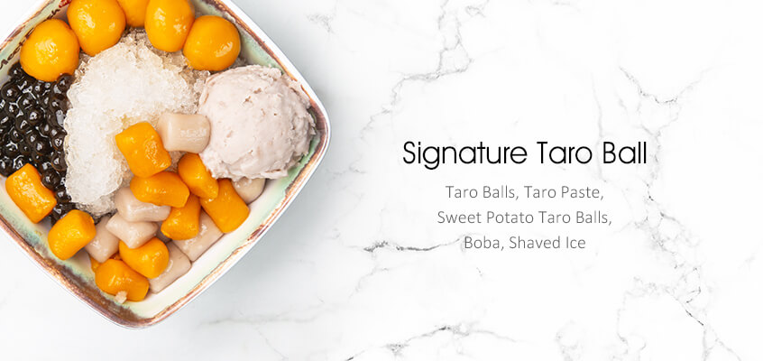 Signature taro ball