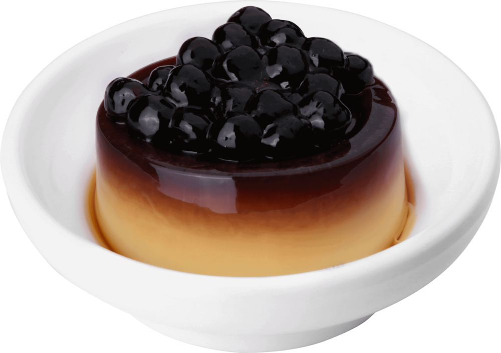 Boba Caramel Pudding