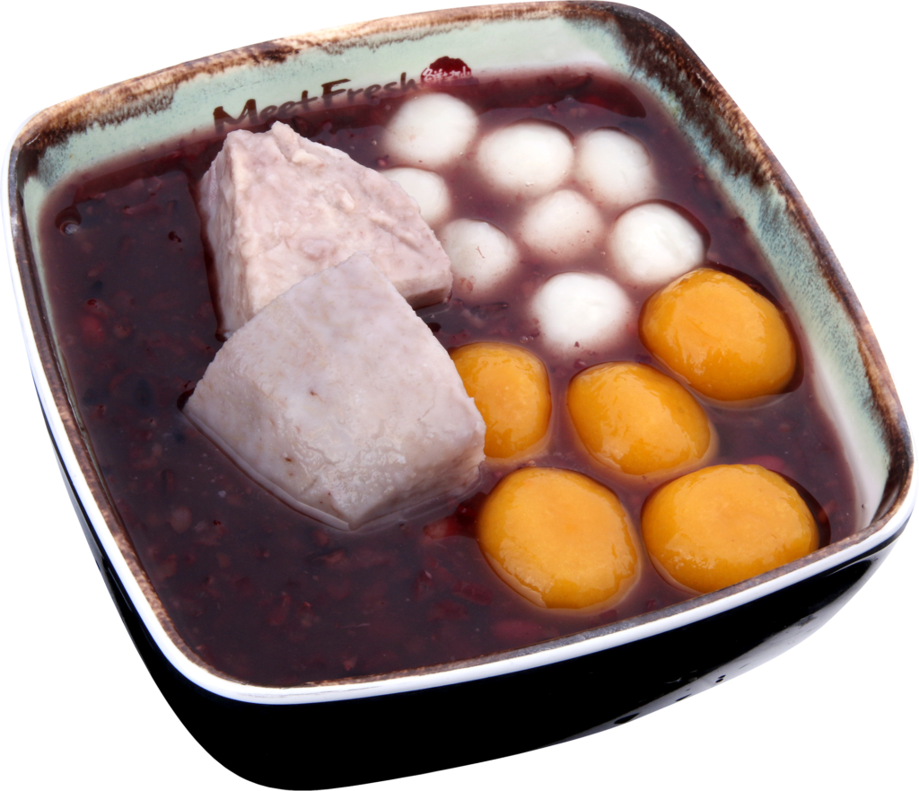 Cold Purple Rice Soup Signature Meet Fresh USA Exquisite teas, treats, and desserts