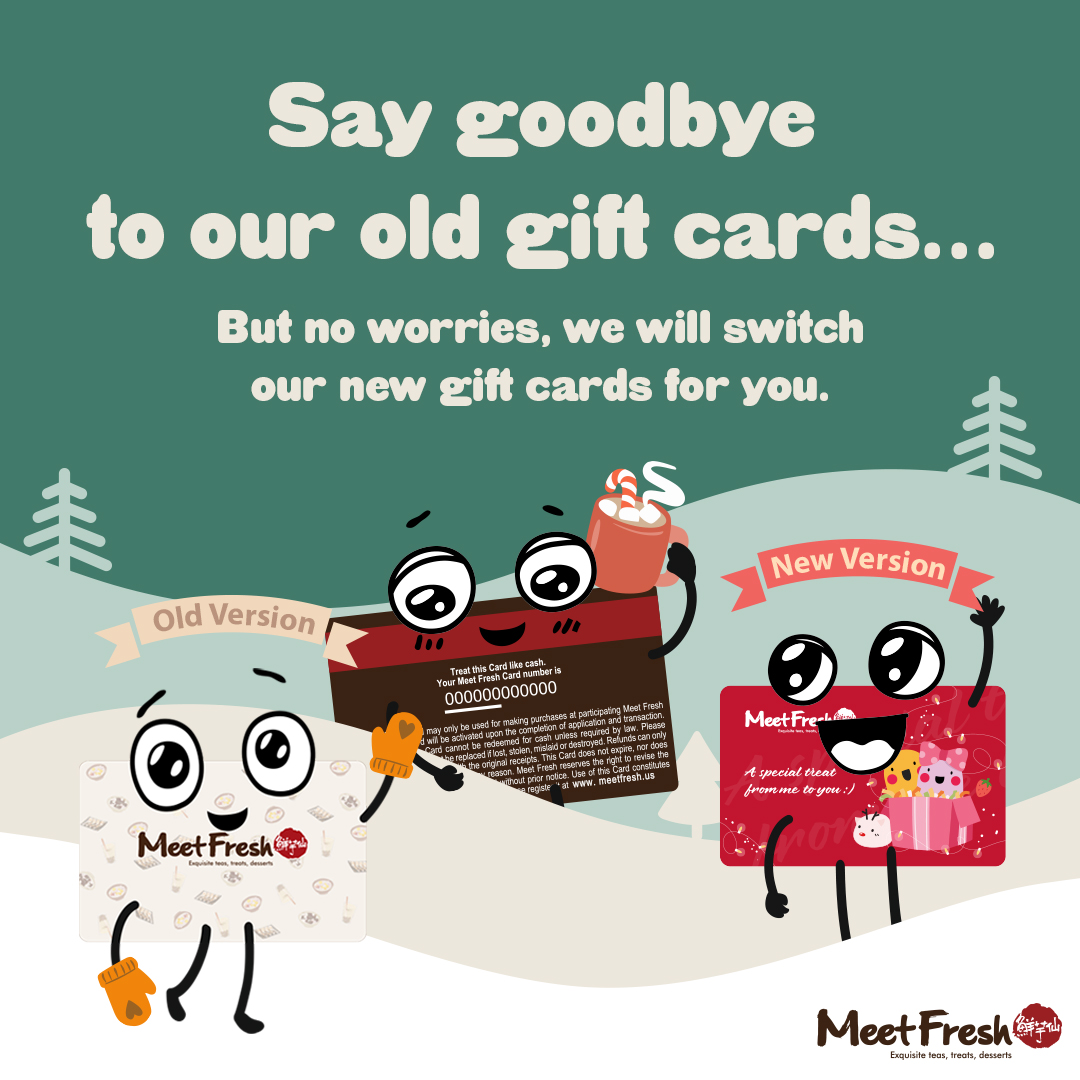 Do you have balances on an old Meet Fresh Gift Card? Meet Fresh USA