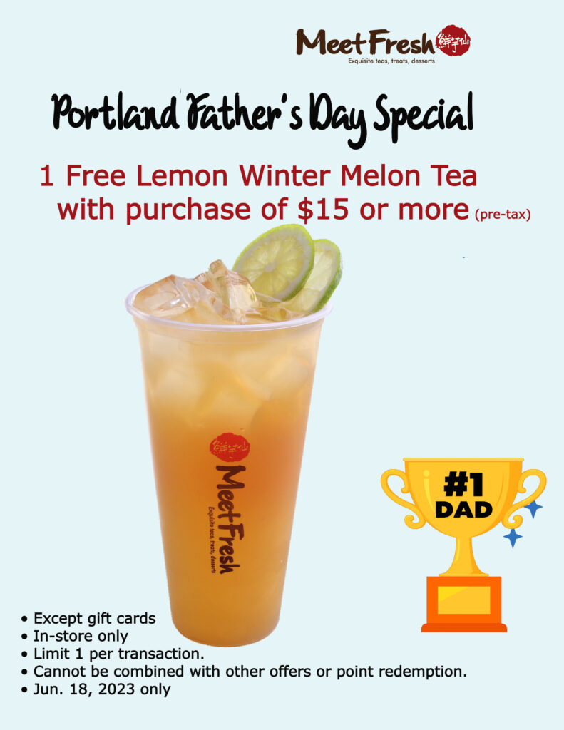 Portland's Father's Day Special Promo