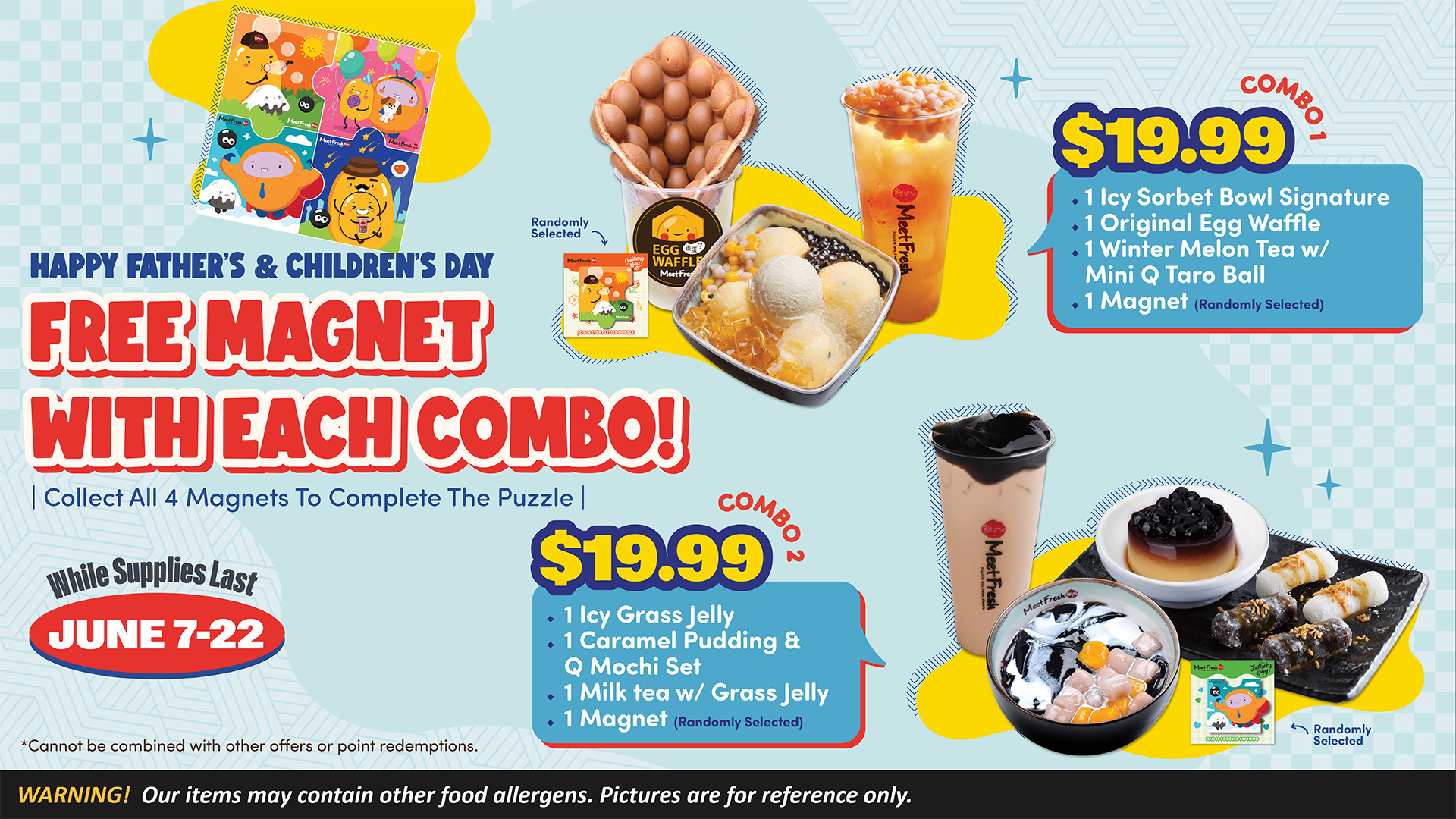 Happy Father's Day & Children's Day Free Magnet With Each Combo